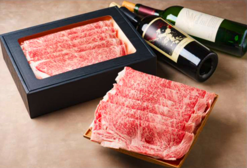 北海道産和牛ロース すき焼き/焼きしゃぶ肉(600g)